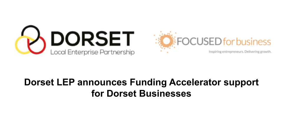 Dorset LEP announces Funding Accelerator support for Dorset Businesses Announcement banner