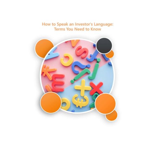 How to speak and investors' language banner.