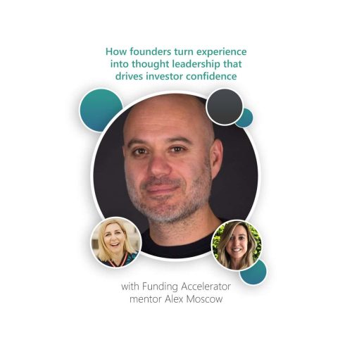 How founders turn experience into thought leadership that drives investor confidence banner.